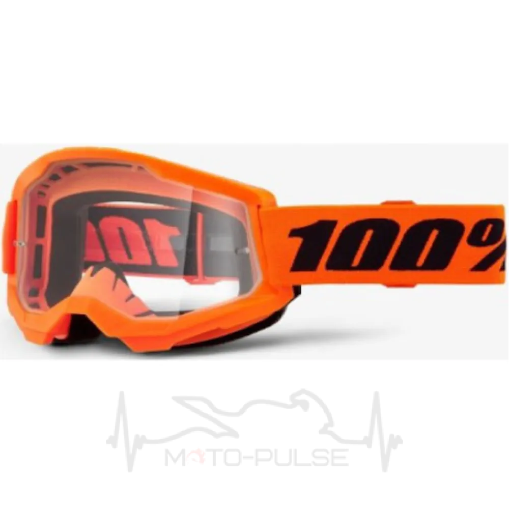 Очки 100%  STRATA 2 Goggle Neon Orange